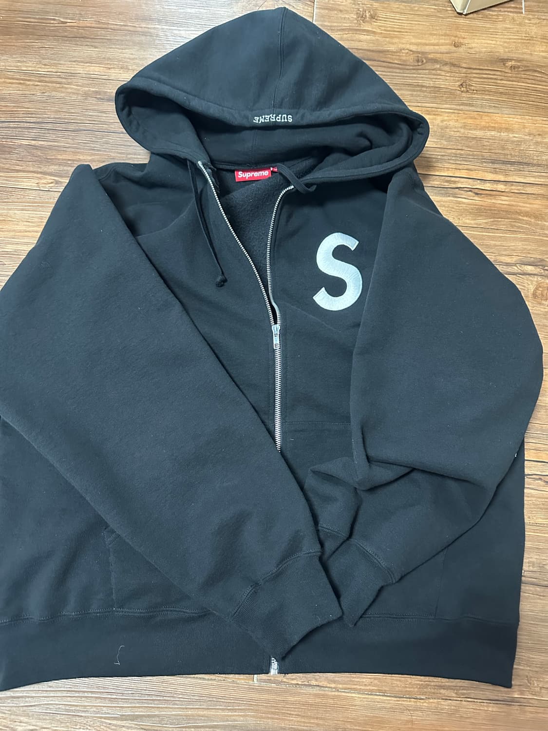 슈프림 후드집업 실착 1회 상품이미지1