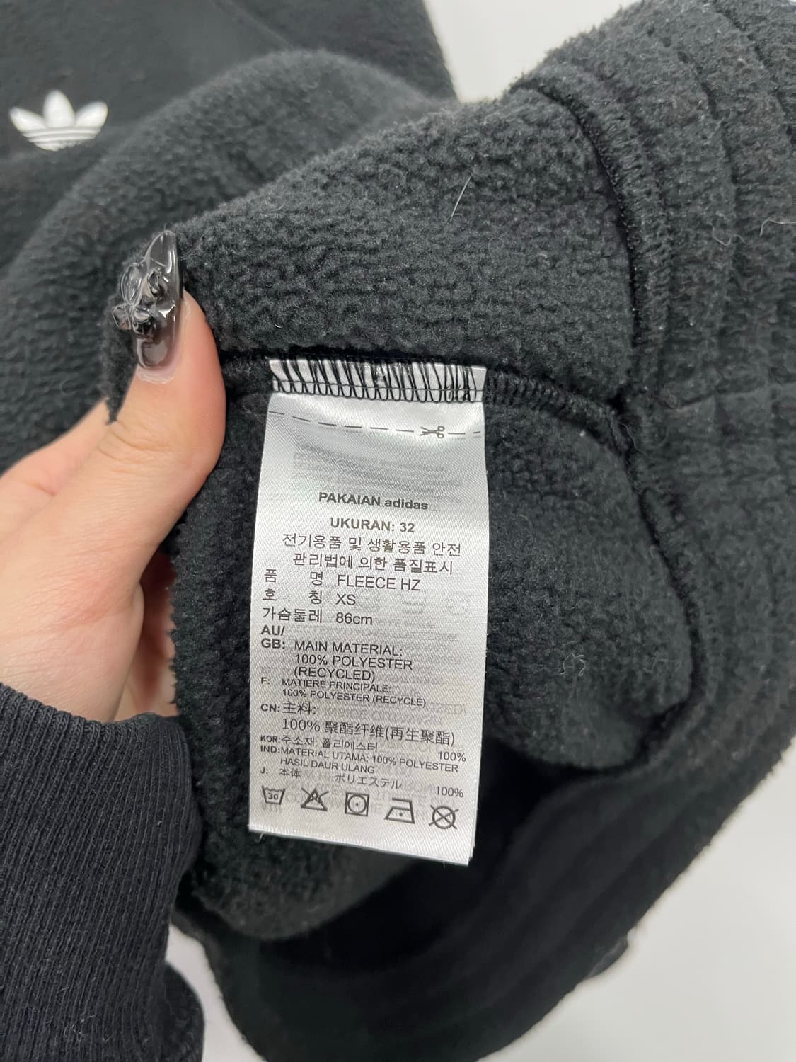 아디다스 오리지널 플리스 반집업  상품이미지4