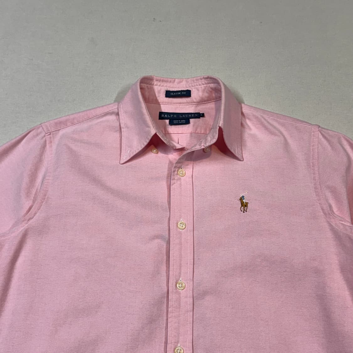 여L) 폴로 랄프로렌 핑크 옥스포드 셔츠 상품이미지3