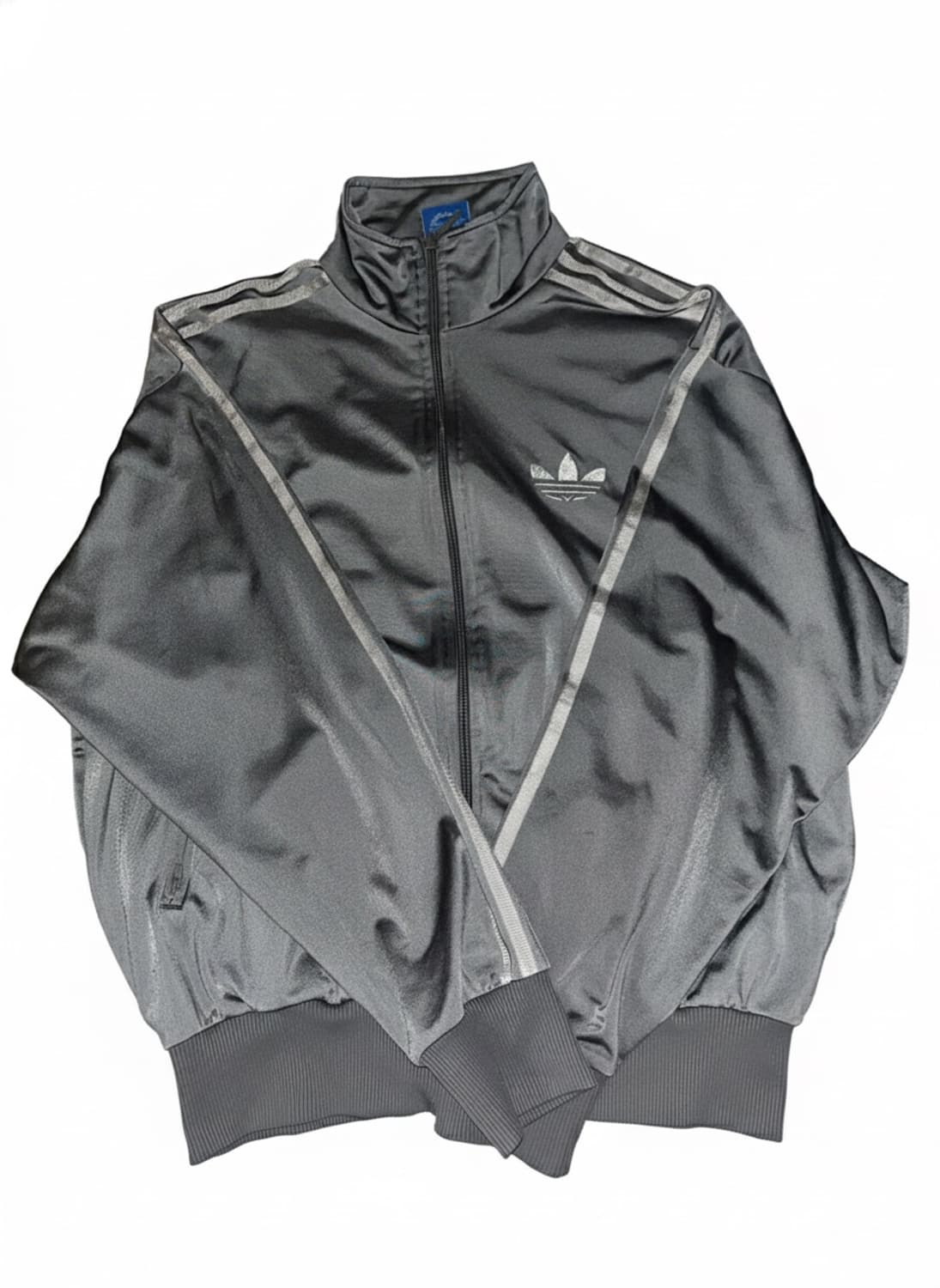 아디다스 실버 그레이 파이어버드 져지 트랙탑 후드집업 상품이미지1