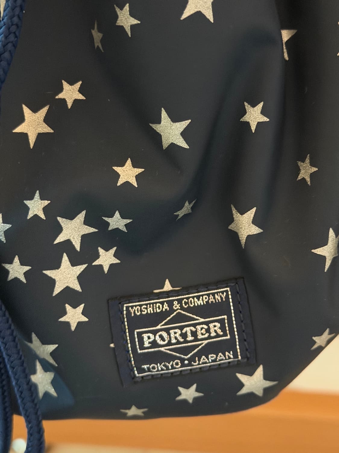 헤드포터 요시다포터 스타 패턴 벌룬삭 네이비 상품이미지3