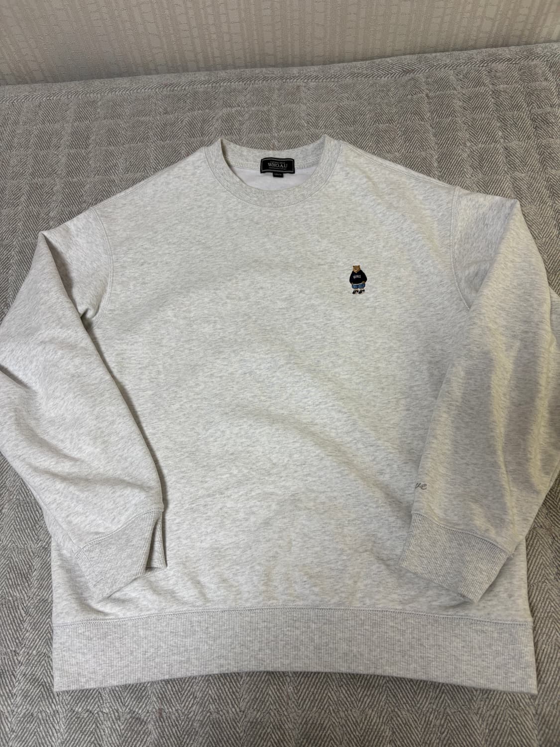 Who Au 맨투맨 xL 상품이미지2