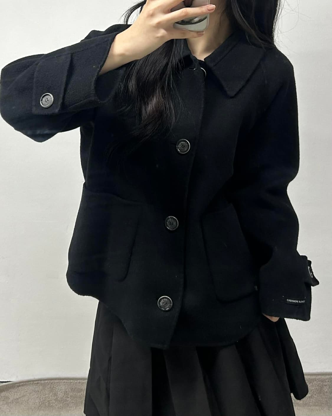 [2] 올리브 데 올리브 20ss 울 숏 코트 자켓 상품이미지3