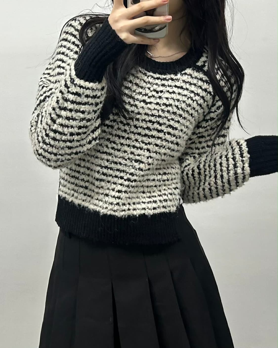 [38] 이자벨마랑 에뚜왈 알파카 울 스트라이프 니트 상품이미지1