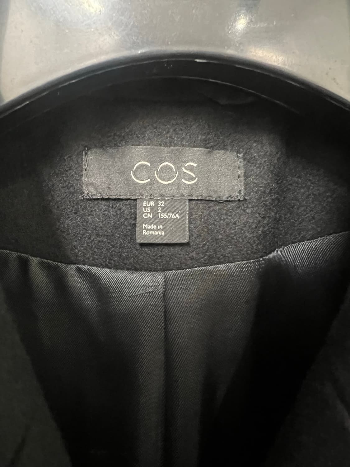 COS 여성 울 캐시미어 정장 더블코트 44사이즈 상품이미지5