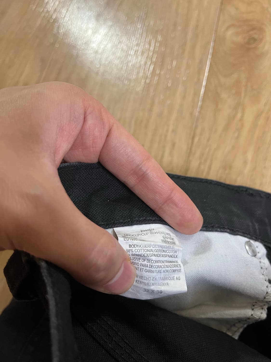 디키즈 카펜터 팬츠 블랙 32*30 판매 상품이미지4