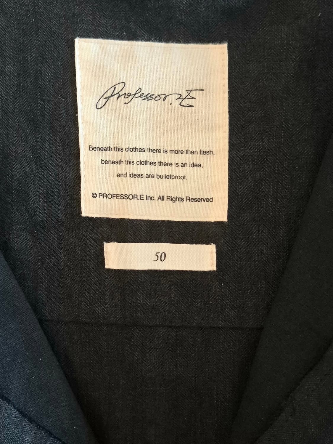 Professor.E Ramie Asymmetric Shirt (50) 상품이미지6