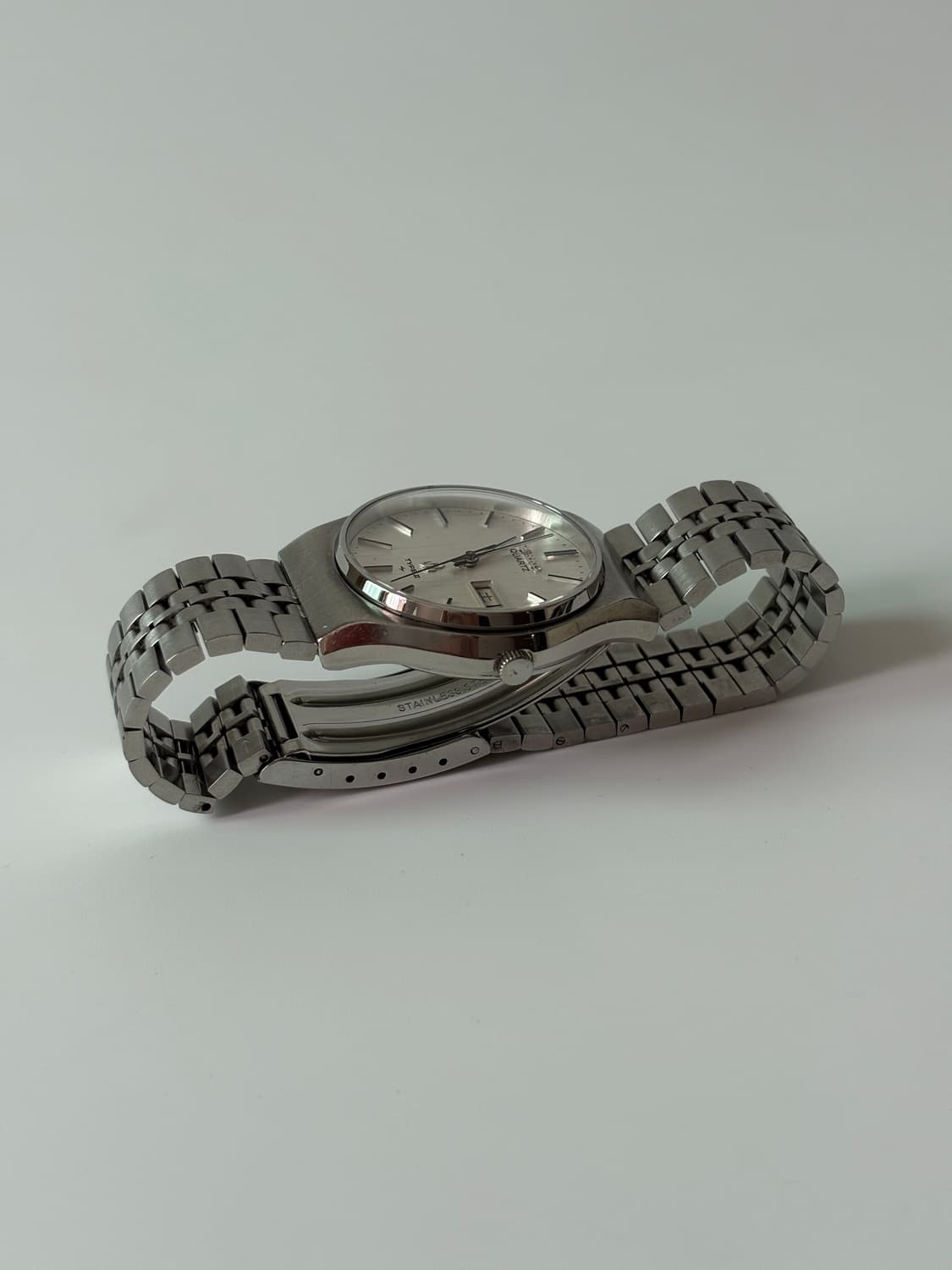 1970s Type2 Texture Dial Silver Quartz  상품이미지3