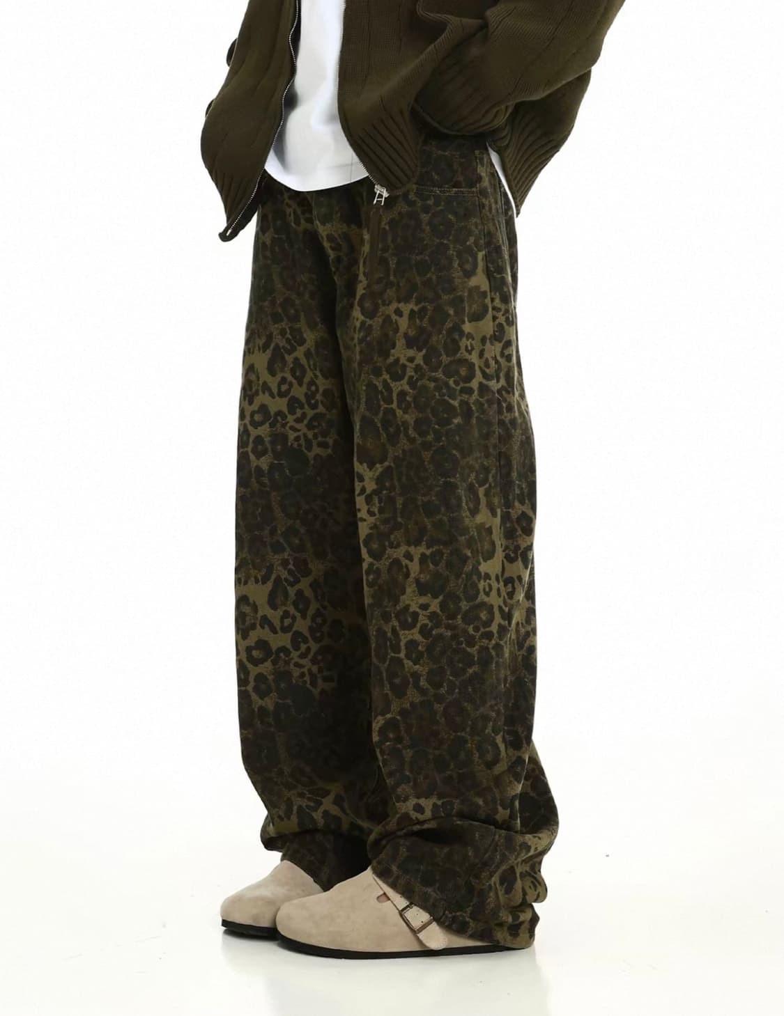 레오파드 호피 팬츠 상품이미지4