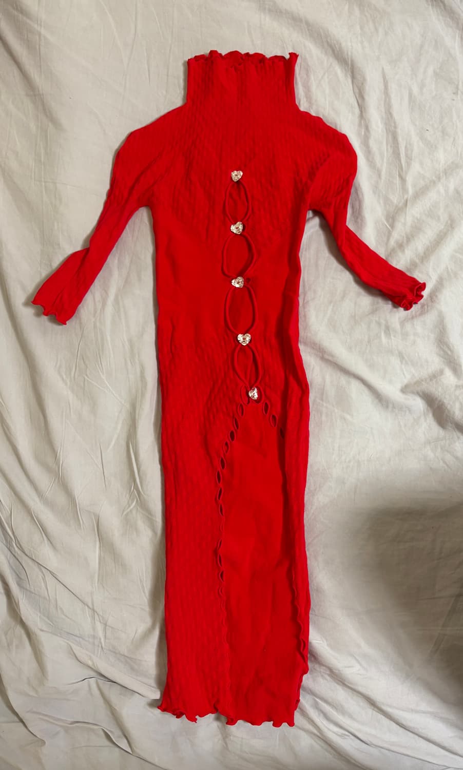 Postergirl 포스터걸 레드 미니 드레스 상품이미지2