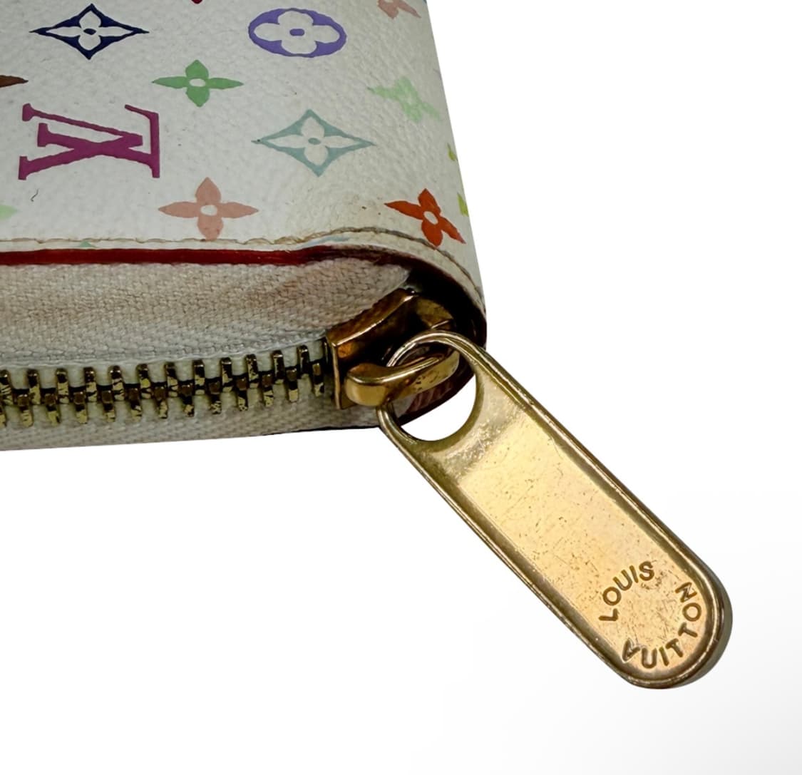 루이비통 여성 멀티컬러 모노그램 지피 장지갑 화이트 M60274 상품이미지7