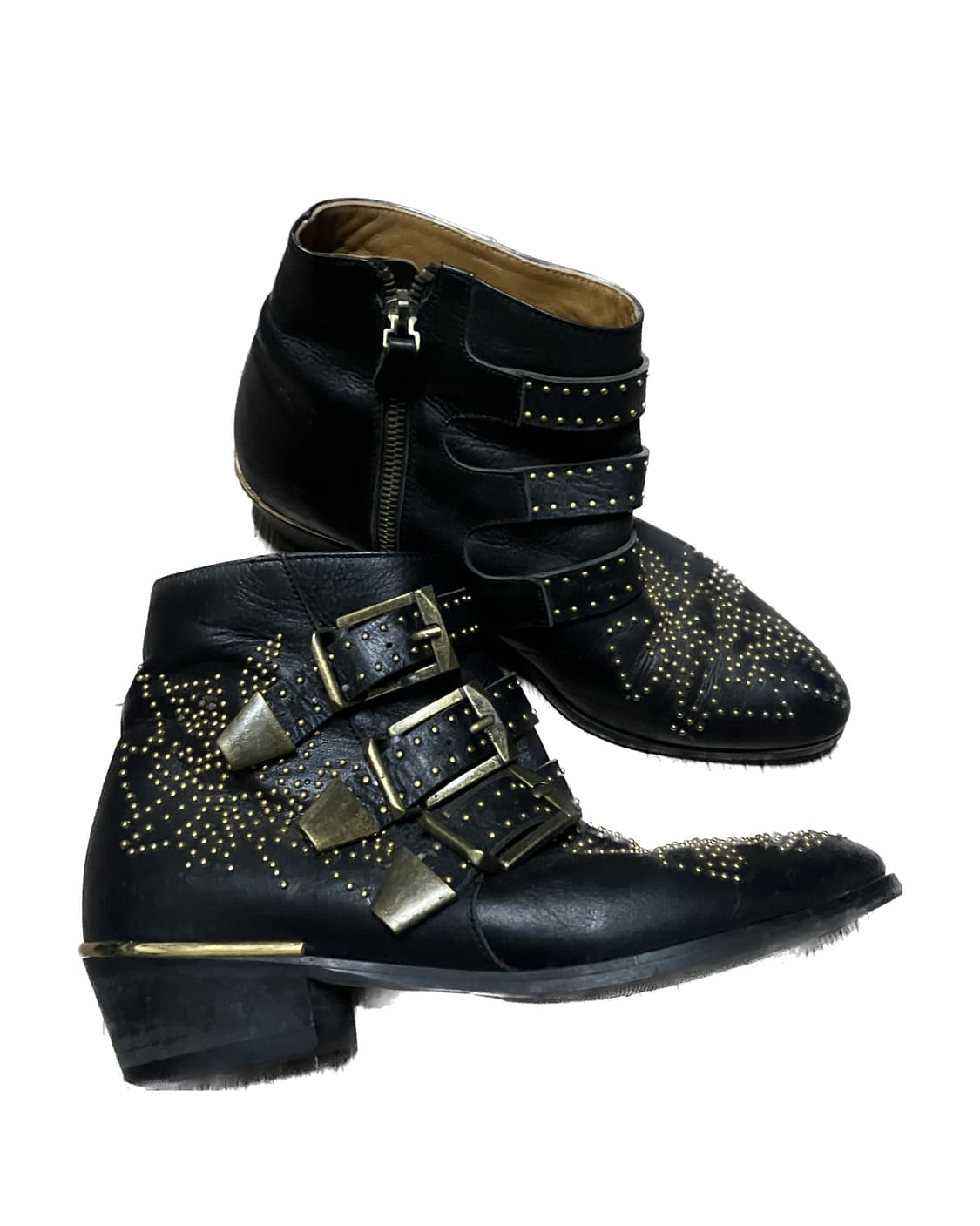 Westurn punk belt detail shoes 상품이미지1