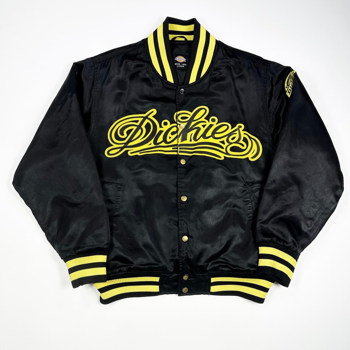 디키즈 워크웨어 블랙 바시티 스타디움 자켓 (L) 상품이미지2