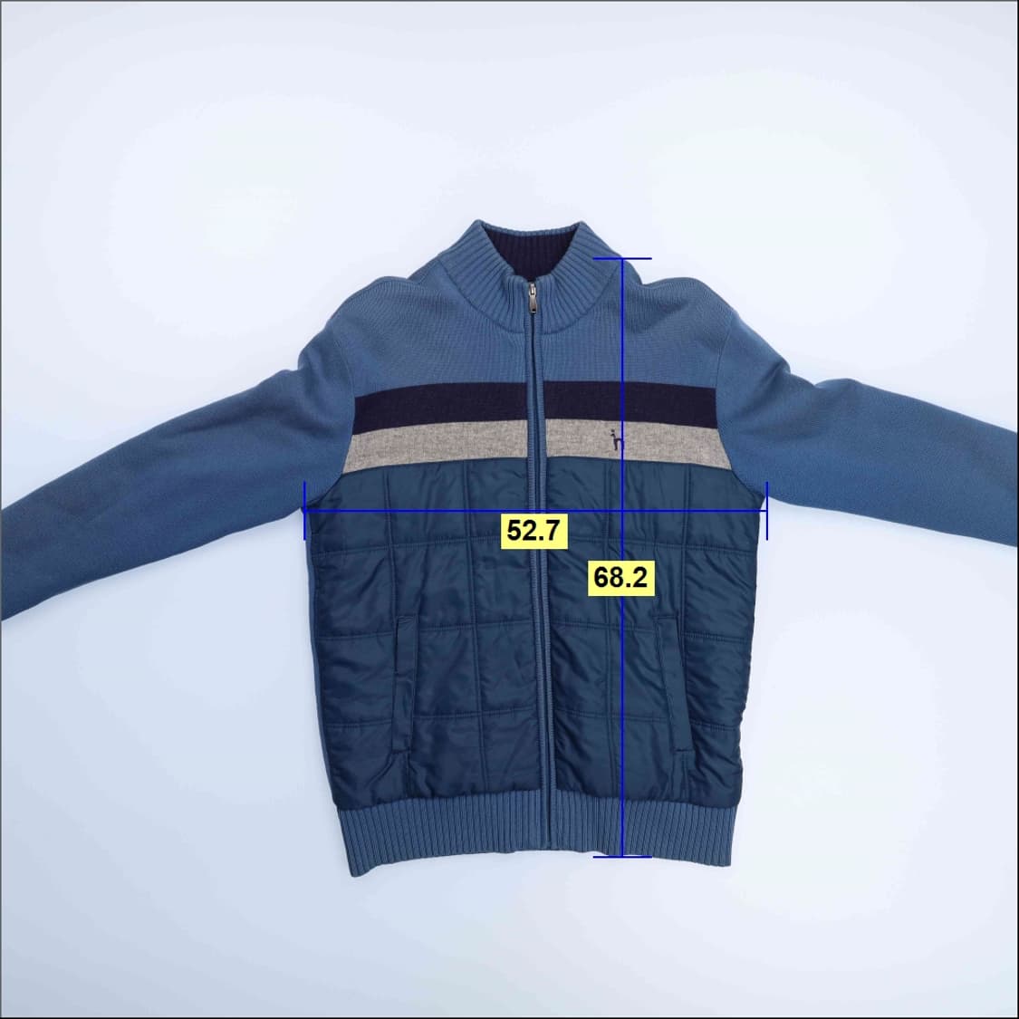 100 헤지스골프 방풍 니트집업 0210H1 상품이미지6