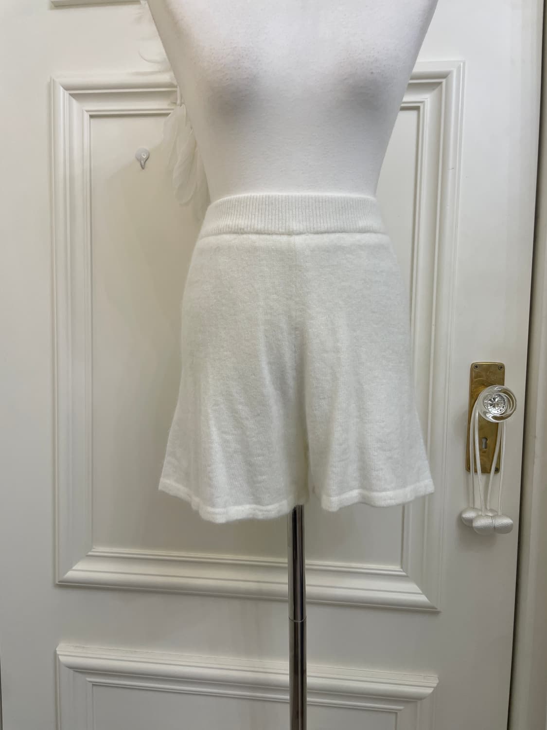 white angora banding mini pants 상품이미지5