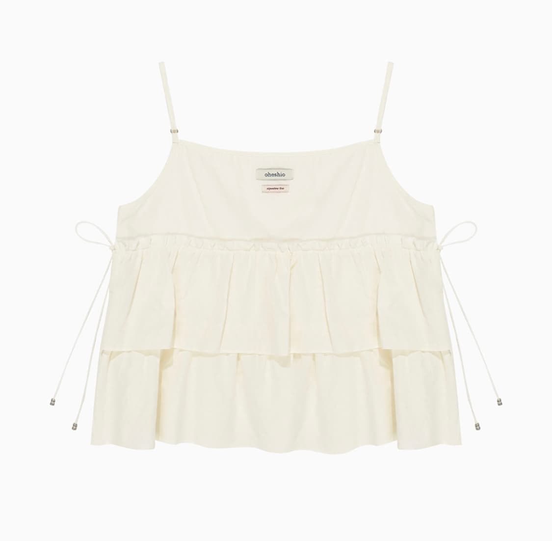 오헤시오 CUTTING CANCAN SLEEVELESS, IVORY 상품이미지2