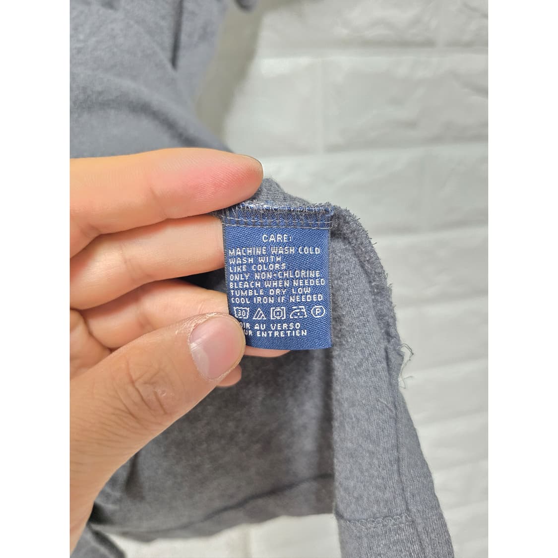 폴로 랄프로렌 그레이 카라티 L 상품이미지3