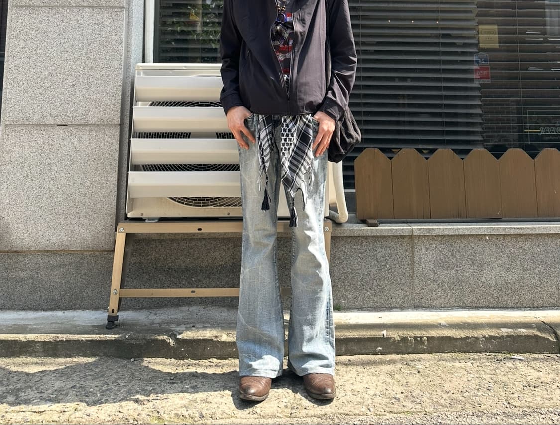 빈티지 워싱 부츠컷 데님 상품이미지3