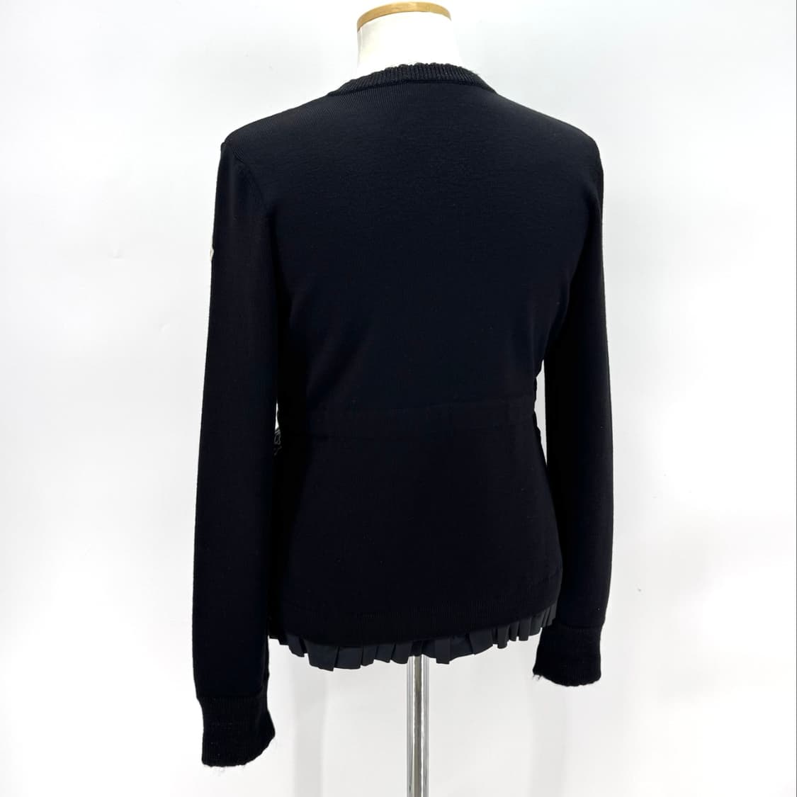 [L사이즈] 몽클레어 니트패딩 집업 가디건 블랙 상품이미지4