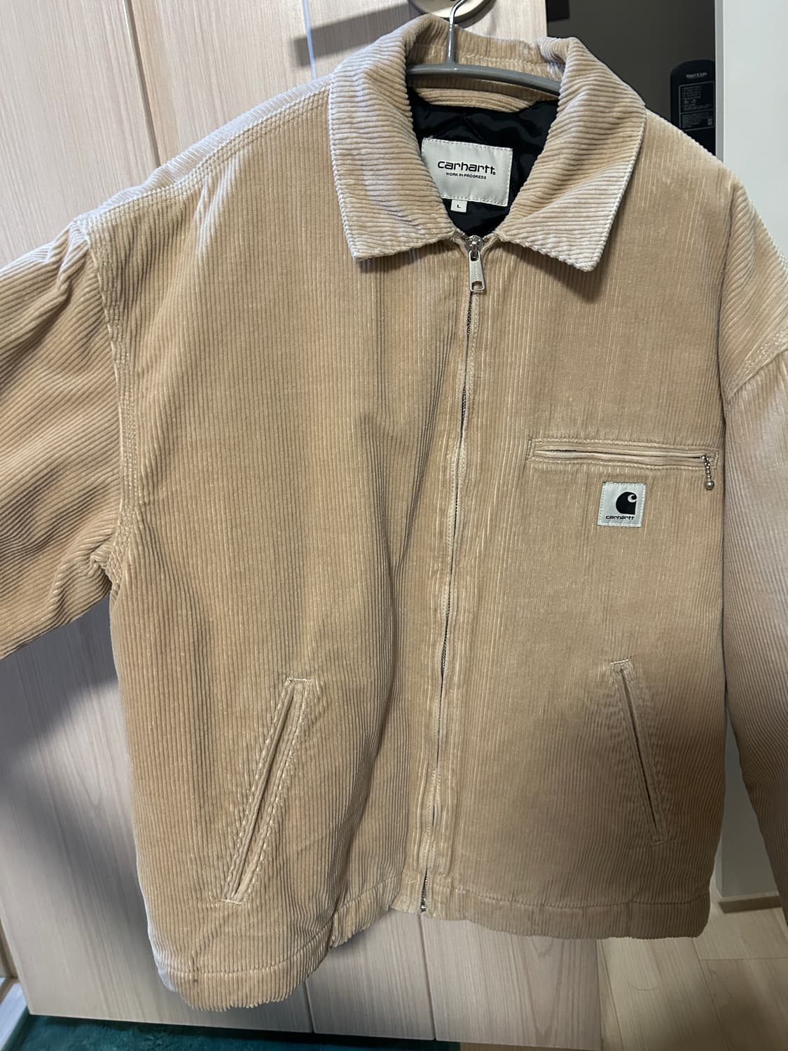 칼하트 코듀로이 자켓 베이지 상품이미지2