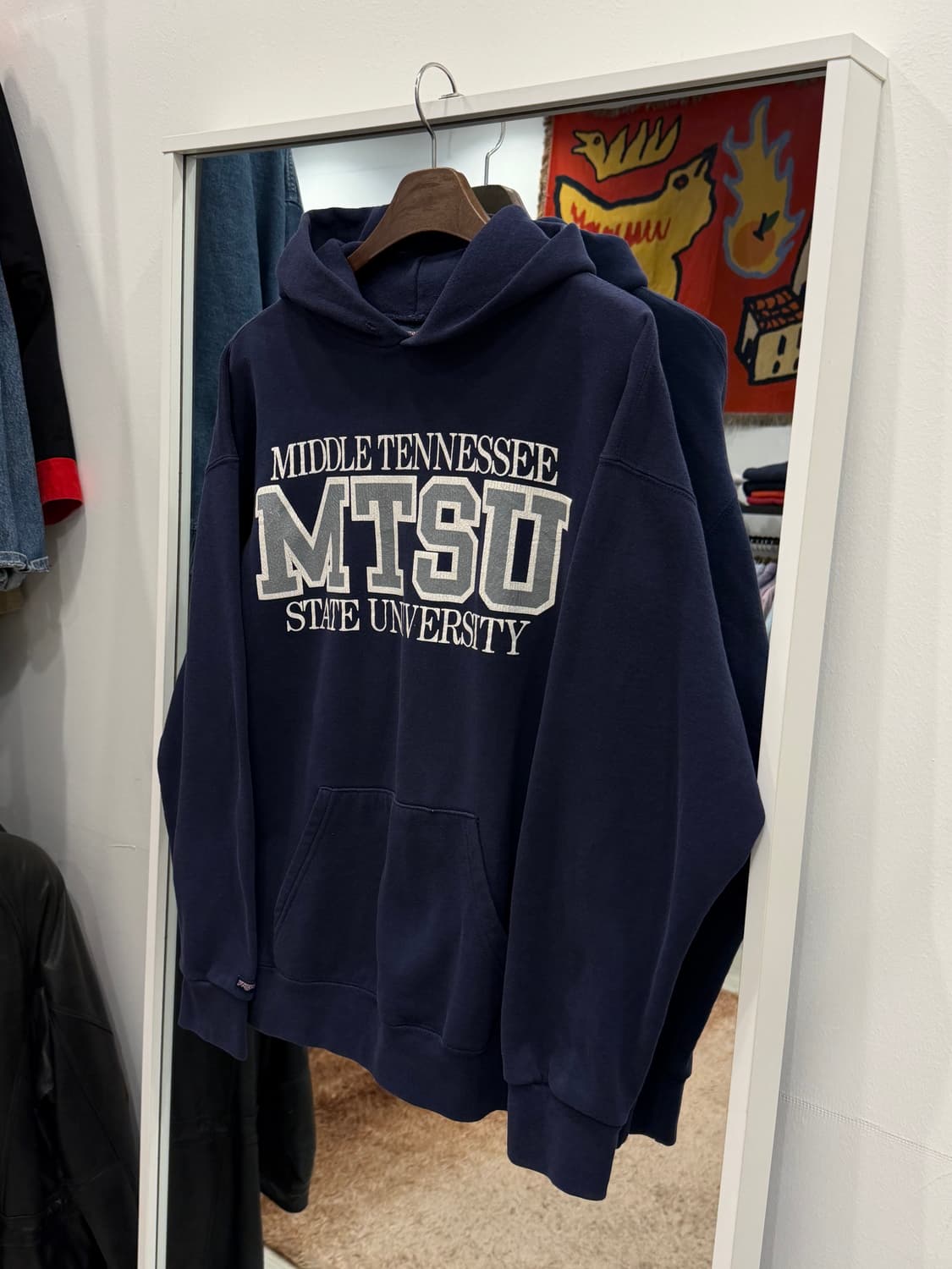 90s Jan Sport 잔스포츠 MTSU Univ 스웻 후드 (USA) 상품이미지1