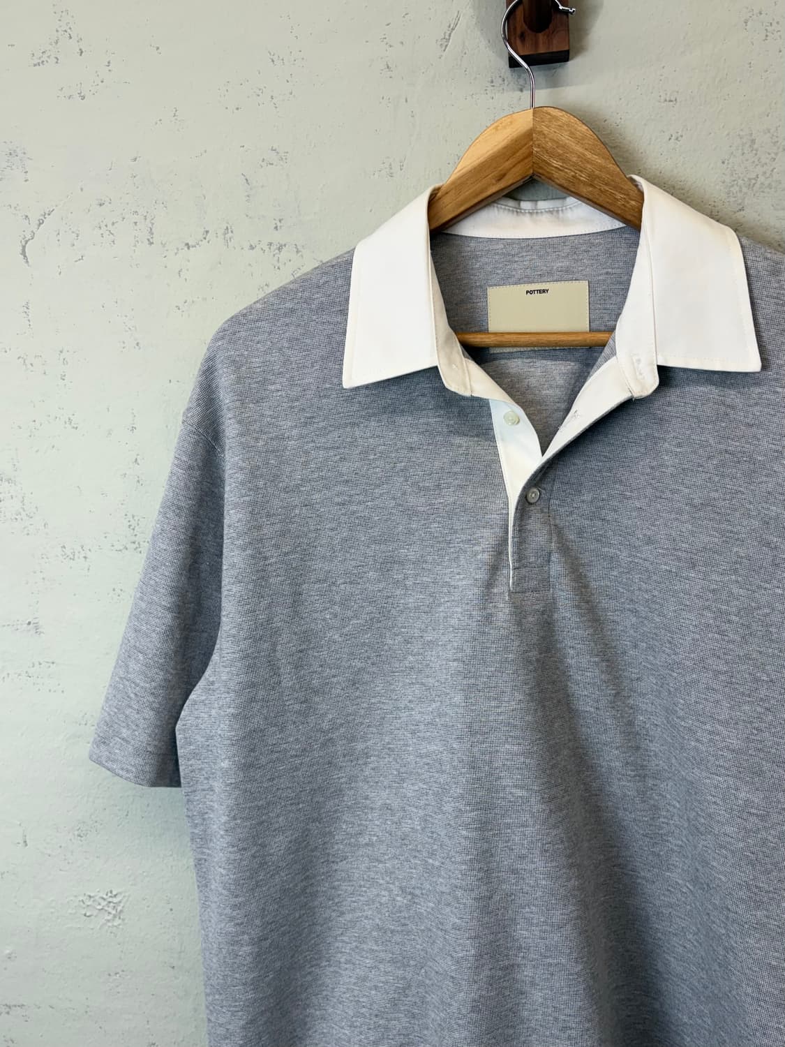 포터리 그레이 럭비 반팔 숏슬리브 상품이미지4