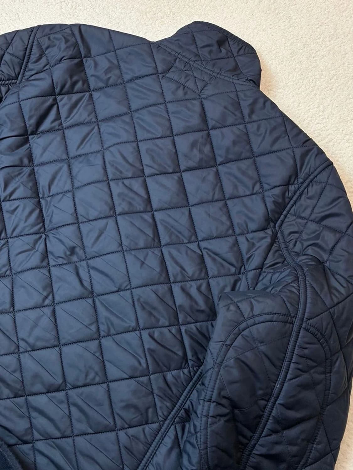 폴로 랄프로렌 클래식 캠튼 퀄팅 가죽 배색 자켓 PN6275 상품이미지8