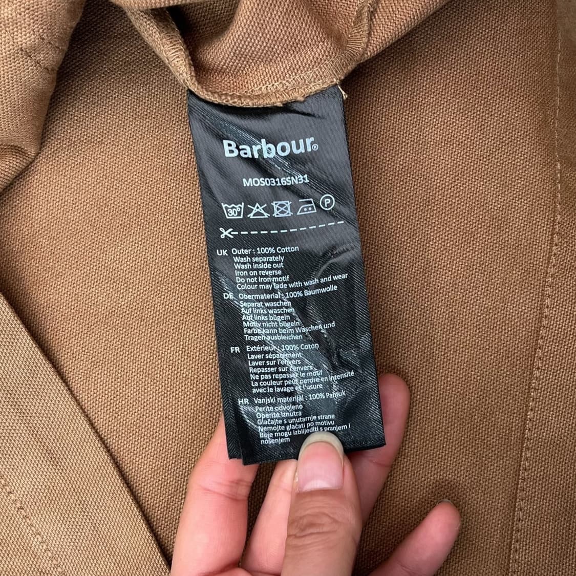 바버 워크 자켓 r1541 상품이미지7