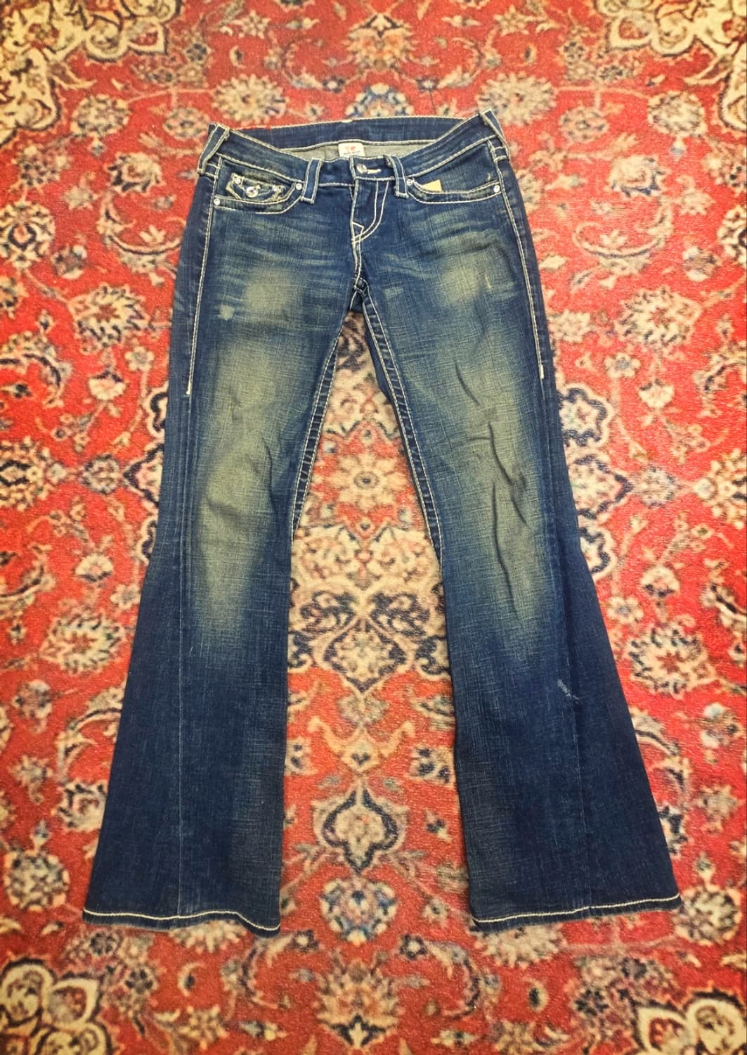 트루릴리전(True Religion) 부츠컷  로우라이지 데님팬츠 상품이미지1