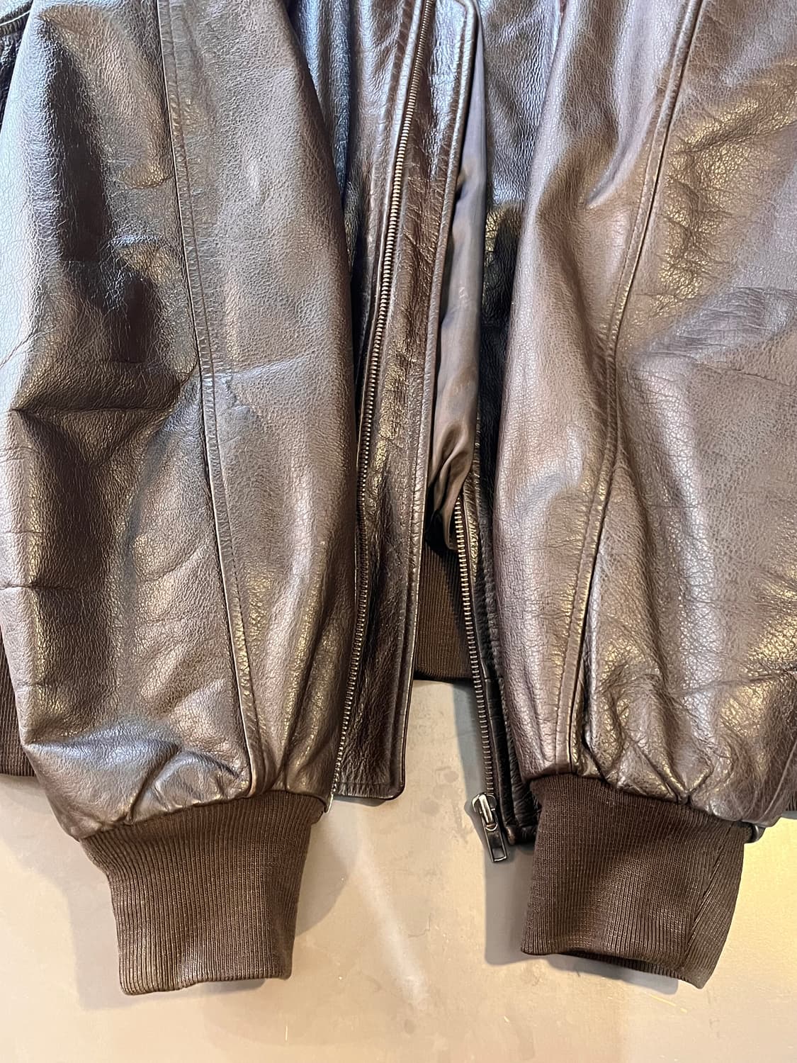 대한민국 공군 조종사 가죽 점퍼 (100) 상품이미지10