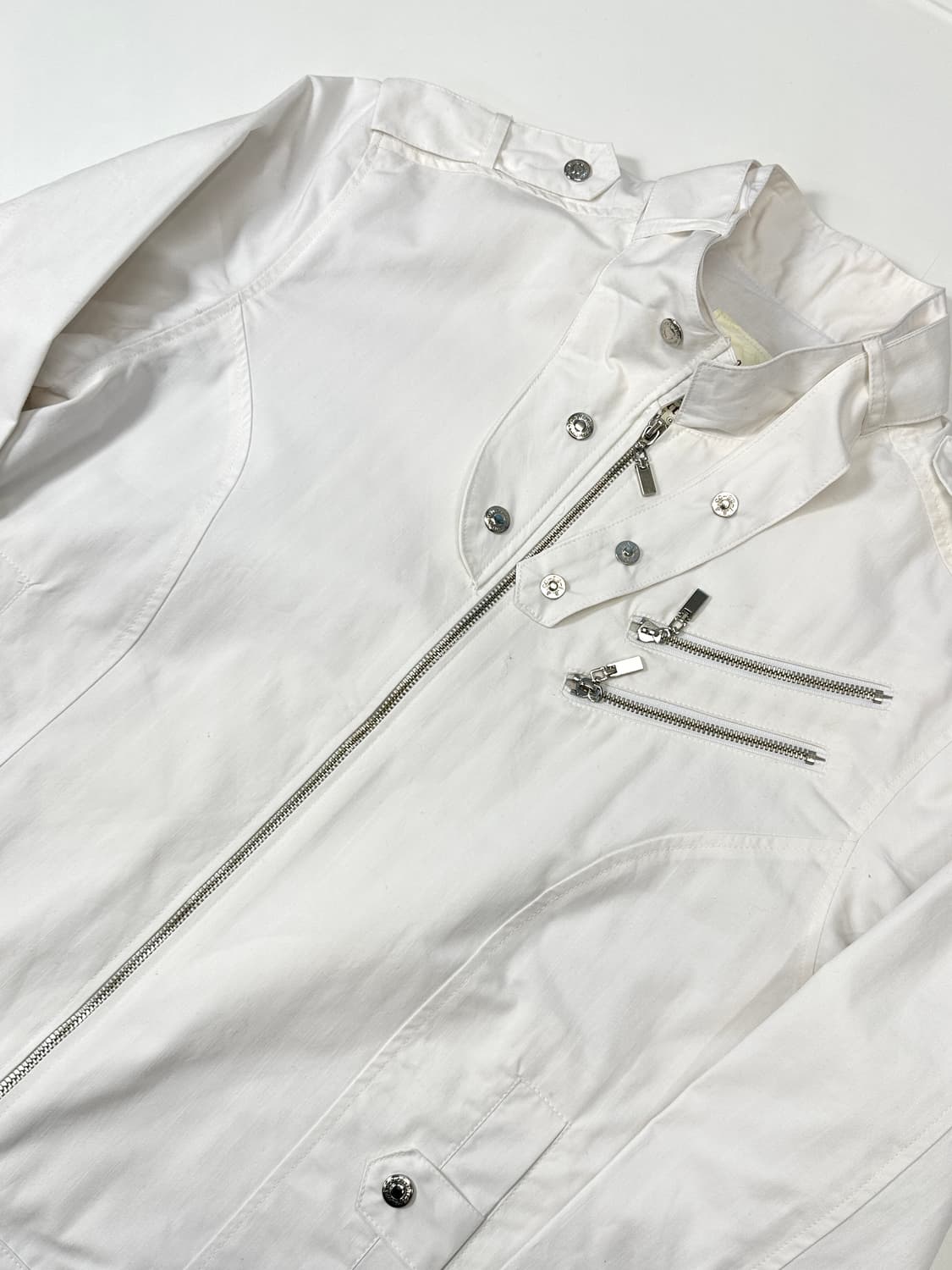 버클 지퍼 하이넥 자켓  상품이미지1