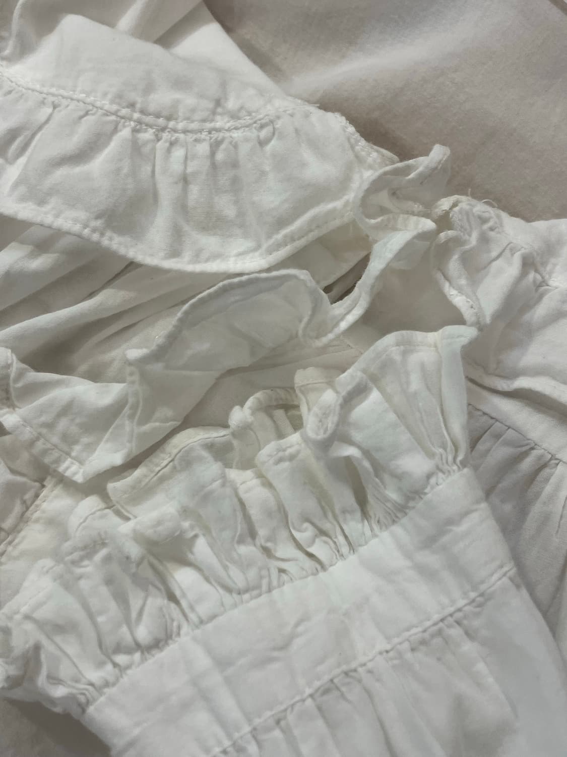 빈티지 레이스 블라우스 화이트 #csz2124 상품이미지5