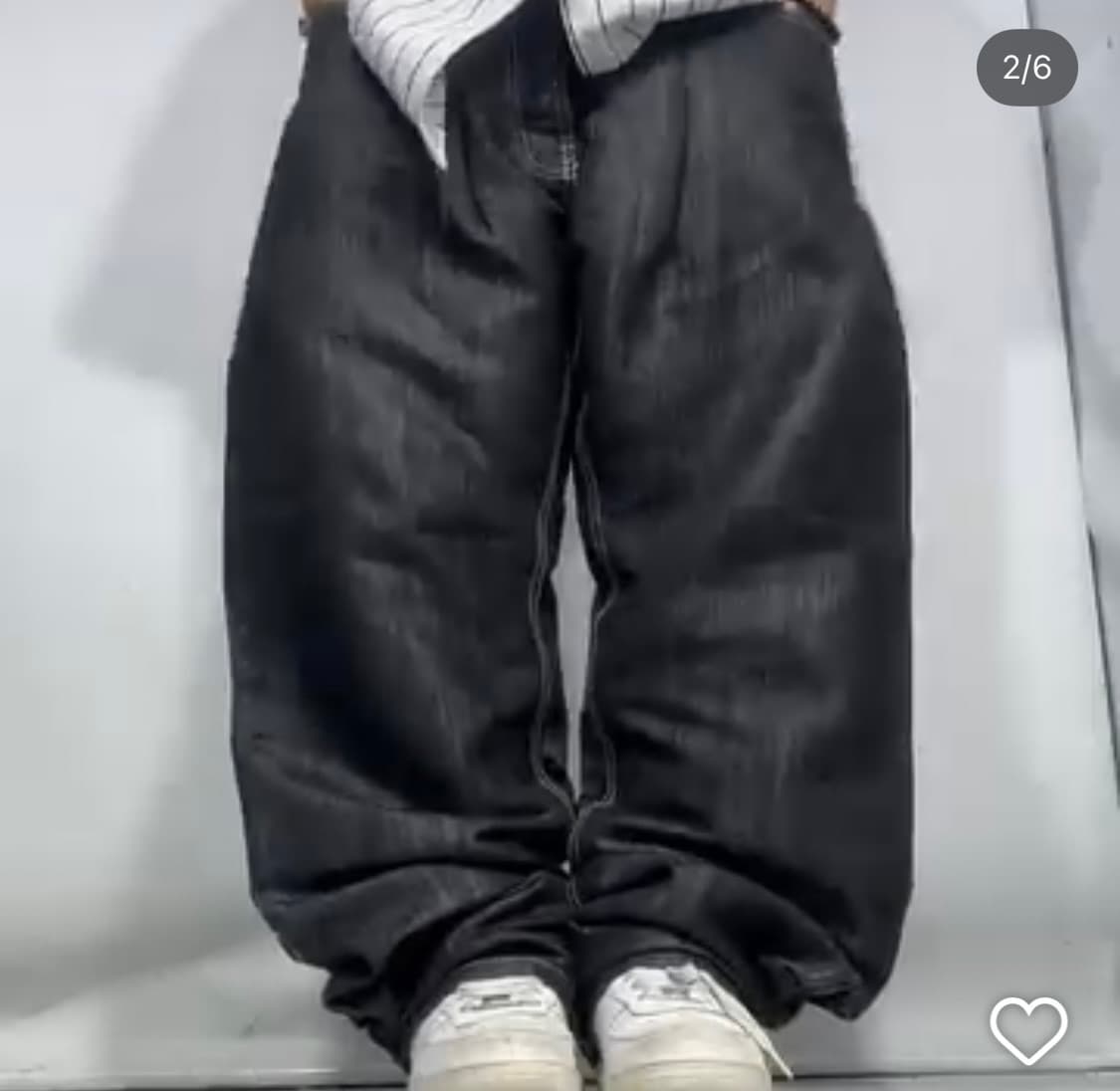 빈티지 생지데님 바지 와이드팬츠 상품이미지3