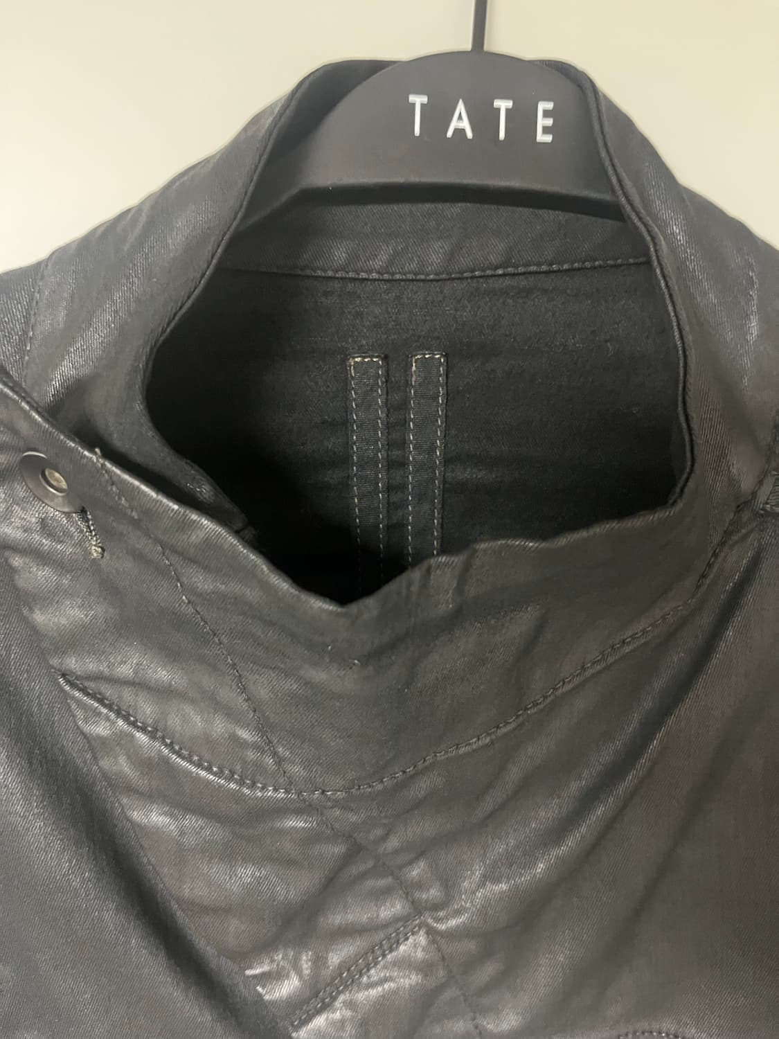 릭오웬스 다크쉐도우 2013s 왁스코팅 몰리노사선자켓 상품이미지2