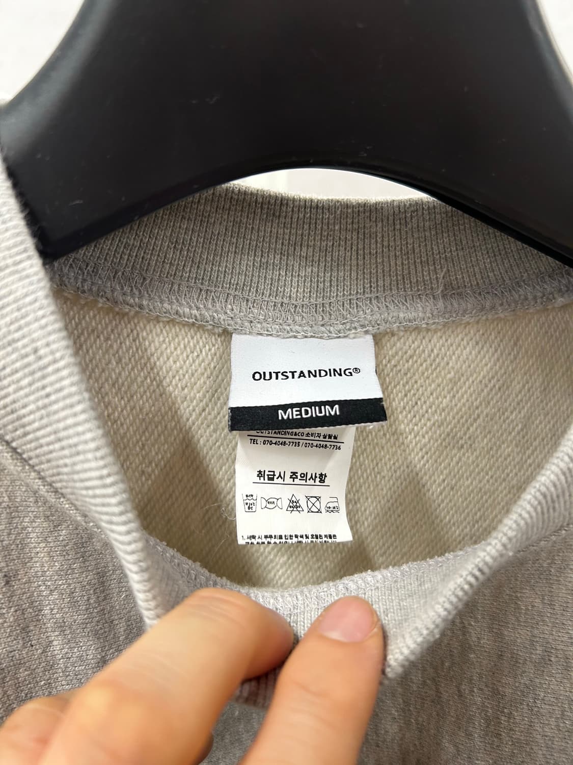 아웃스탠딩(Outstanding) 야구팀 맨투맨 티셔츠 상품이미지5