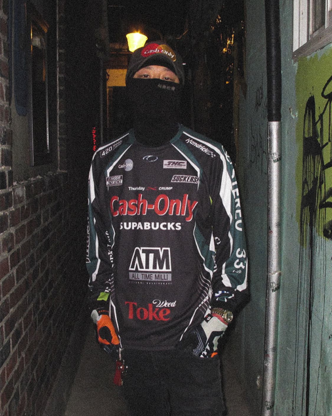 크럼프 THUR'SDAY420 x CRUMP 레이싱 져지 블랙 2 상품이미지4