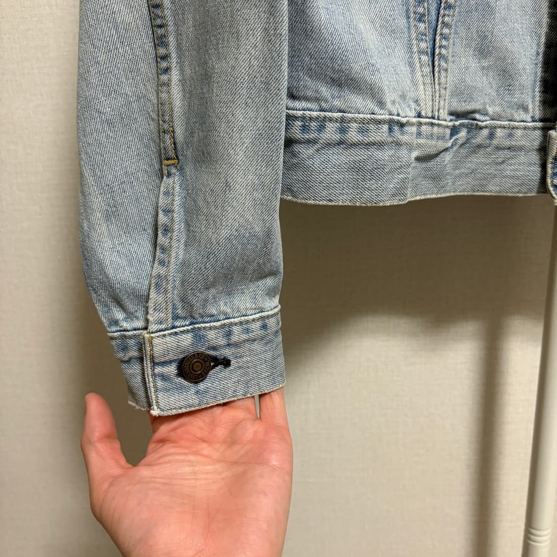 리바이스 LVC 71557 3세대 데님 트러커 자켓 / 연청, 40 상품이미지6