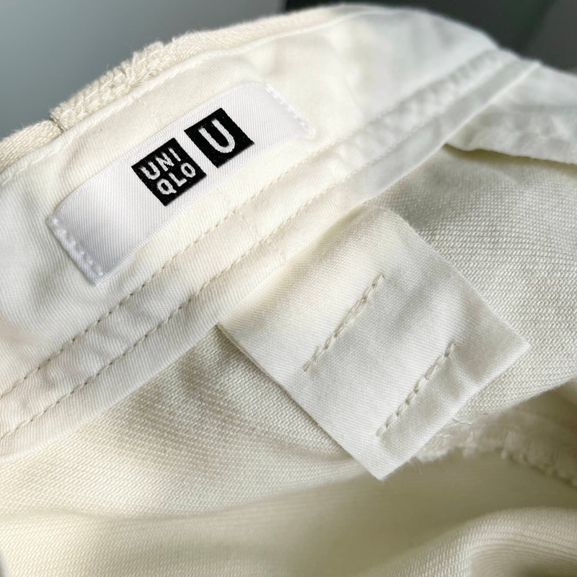 C1 유니클로 와이드핏치노팬츠 36-37사이즈 상품이미지4