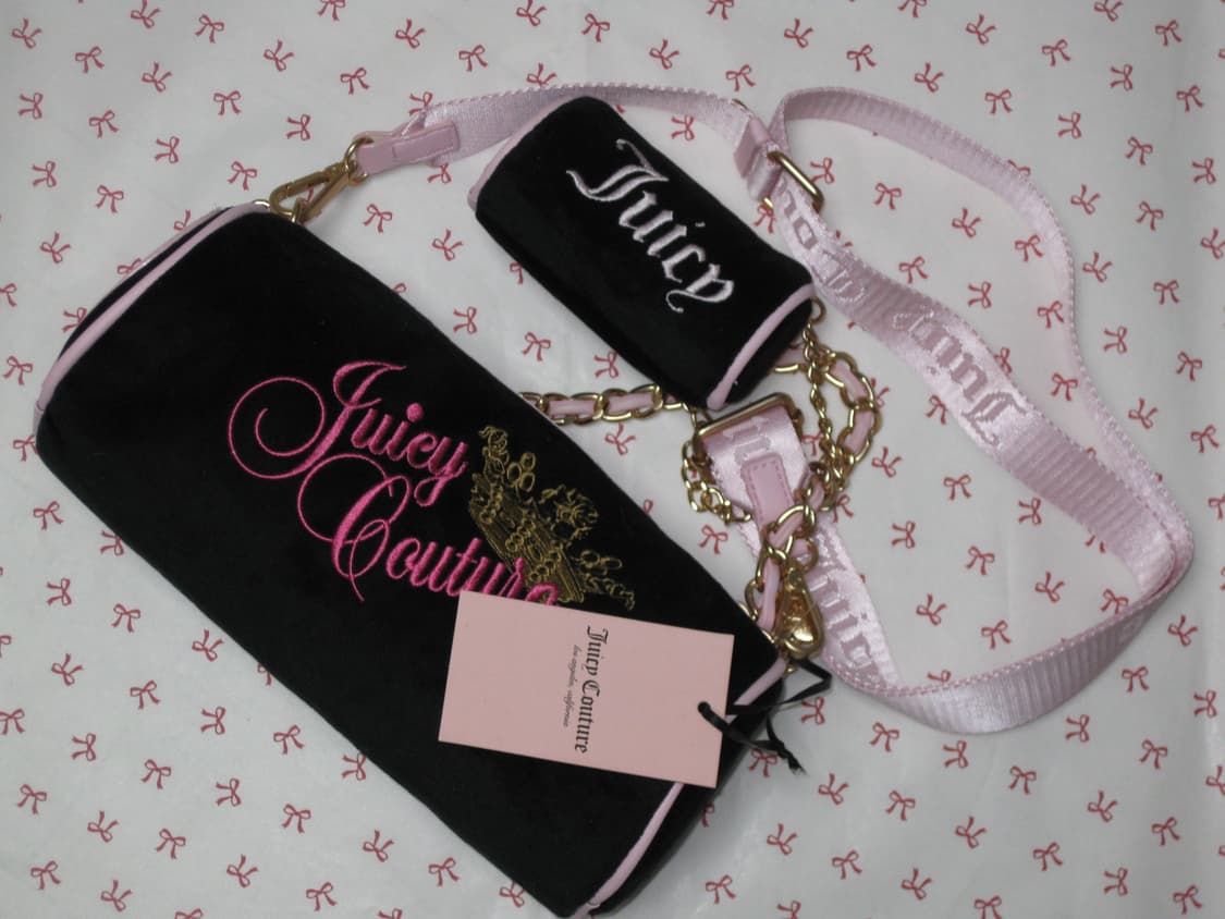 쥬시 꾸뛰르 배럴백 블랙 상품이미지2