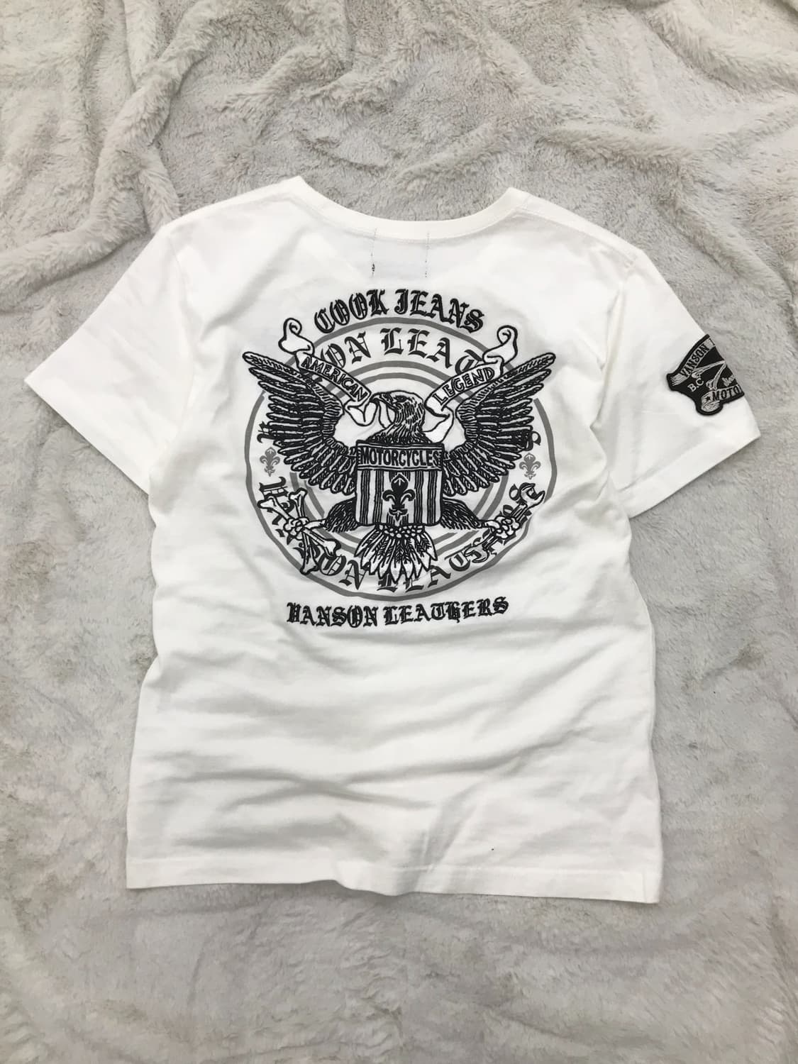 Vanson Leathers Embroidery Patch T-shi 상품이미지8