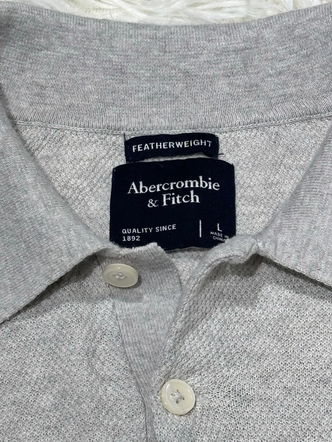 아베크롬비 캐시미어 혼방 니트 반팔 상품이미지6