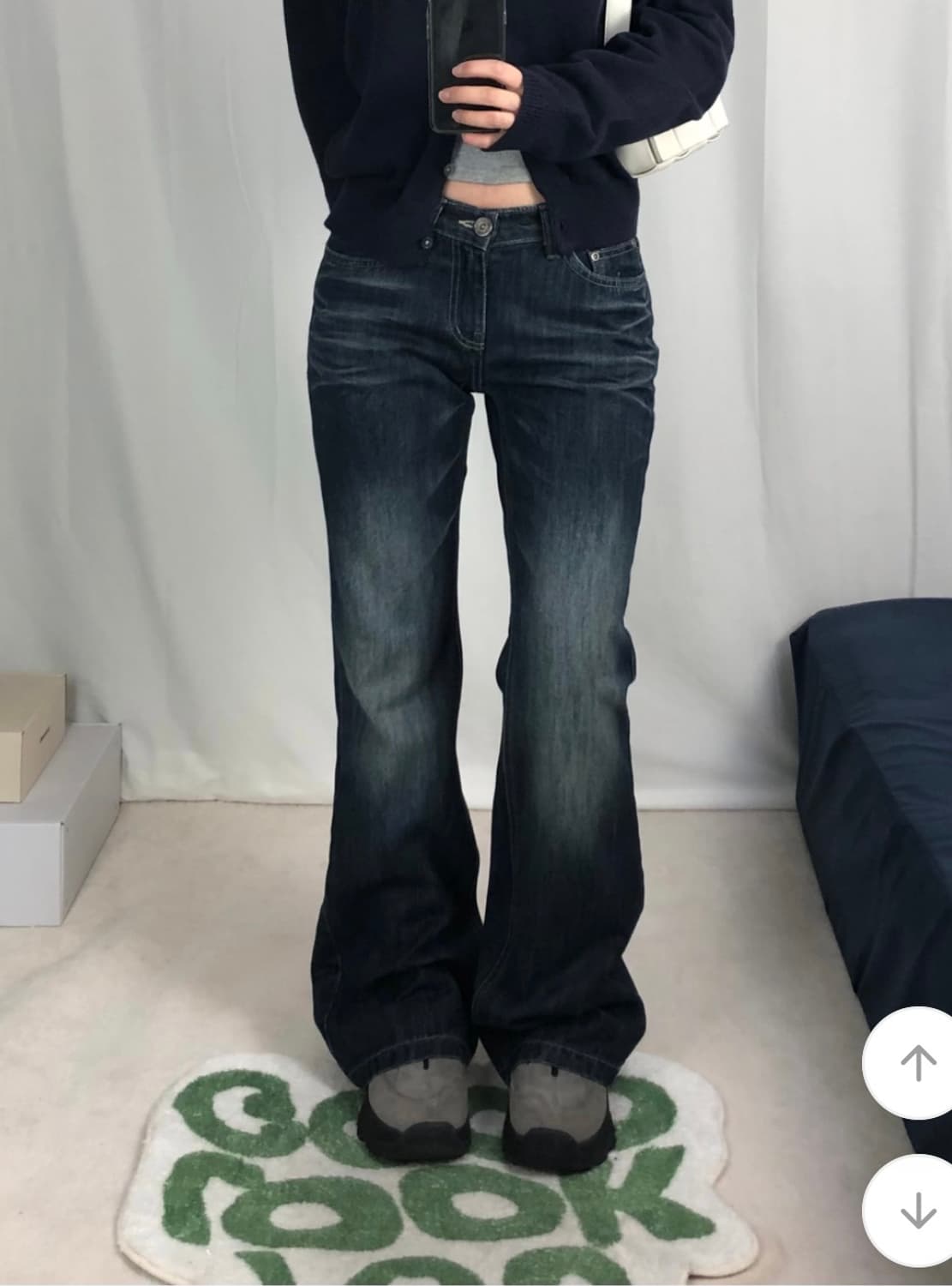 유데모닉 ootj 제나 로우 부츠컷 데님팬츠 상품이미지2