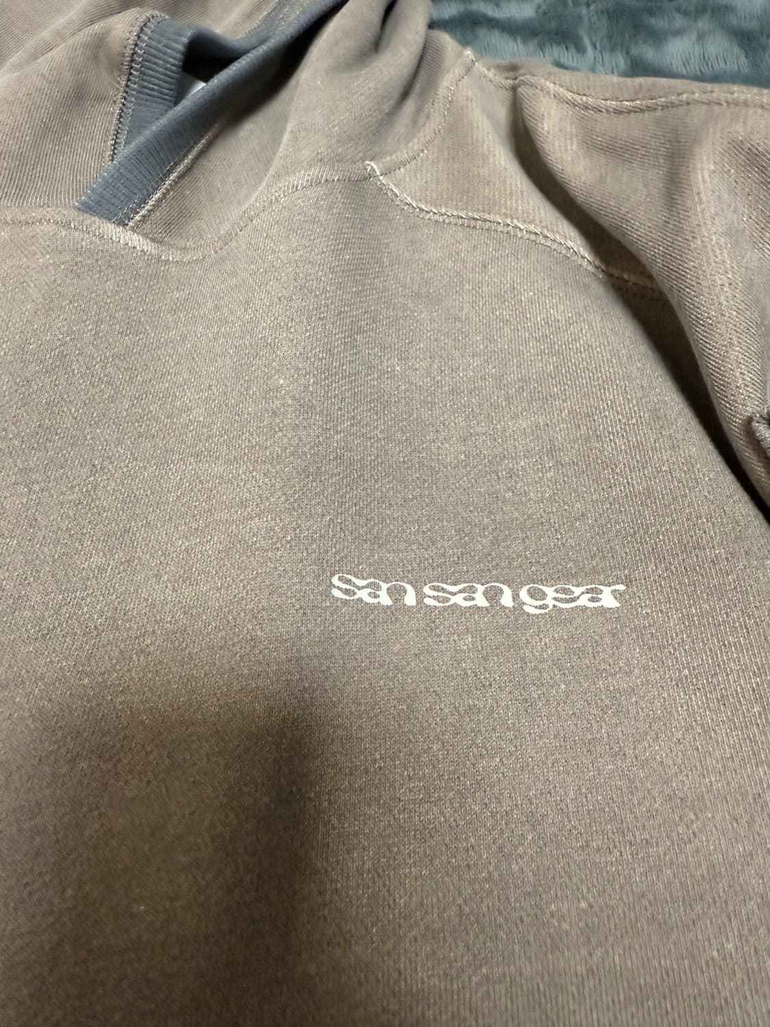 산산기어 지퍼 포켓 후디 브라운 1사이즈  상품이미지2