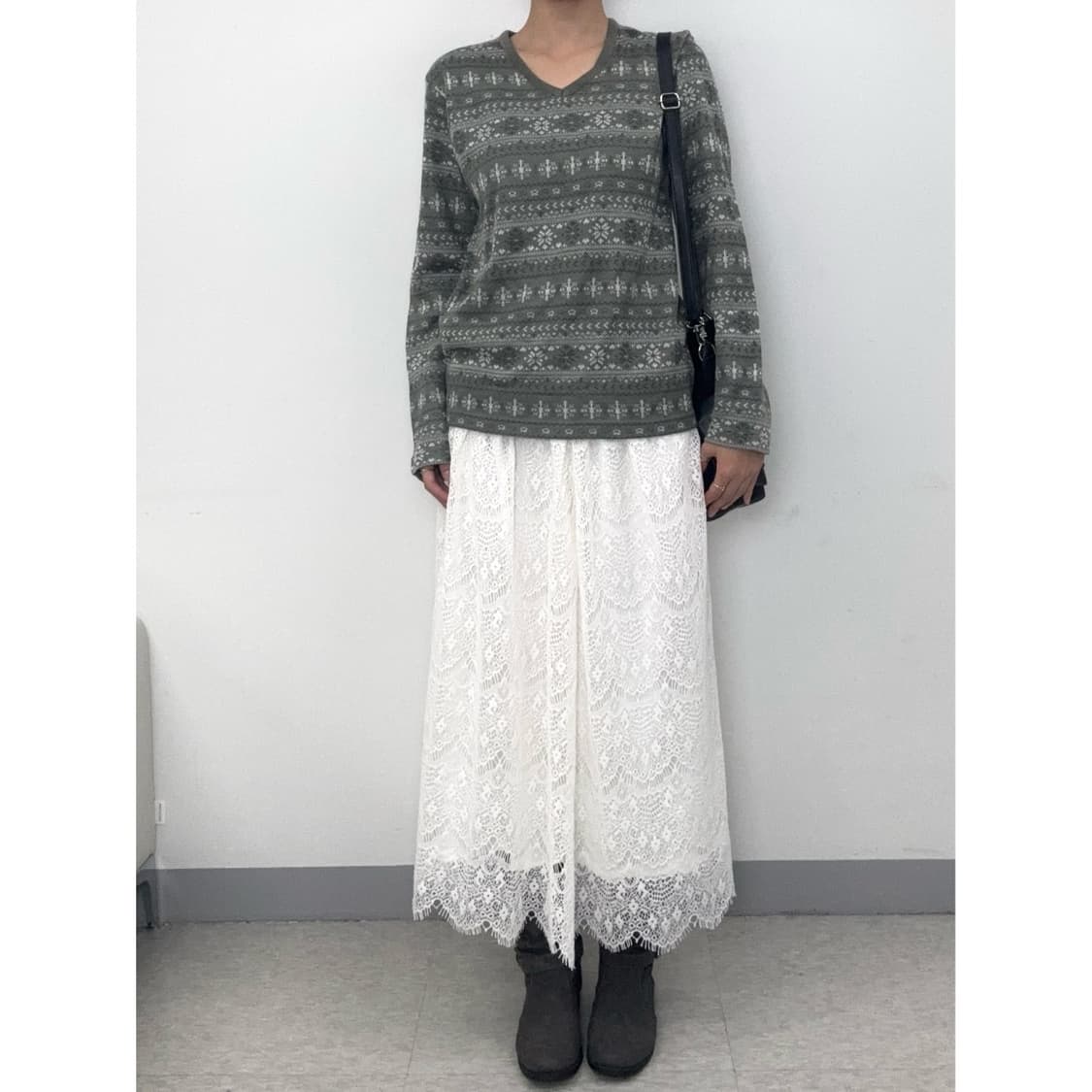 빈티지 그레이 노르딕 롱슬리브 상품이미지3