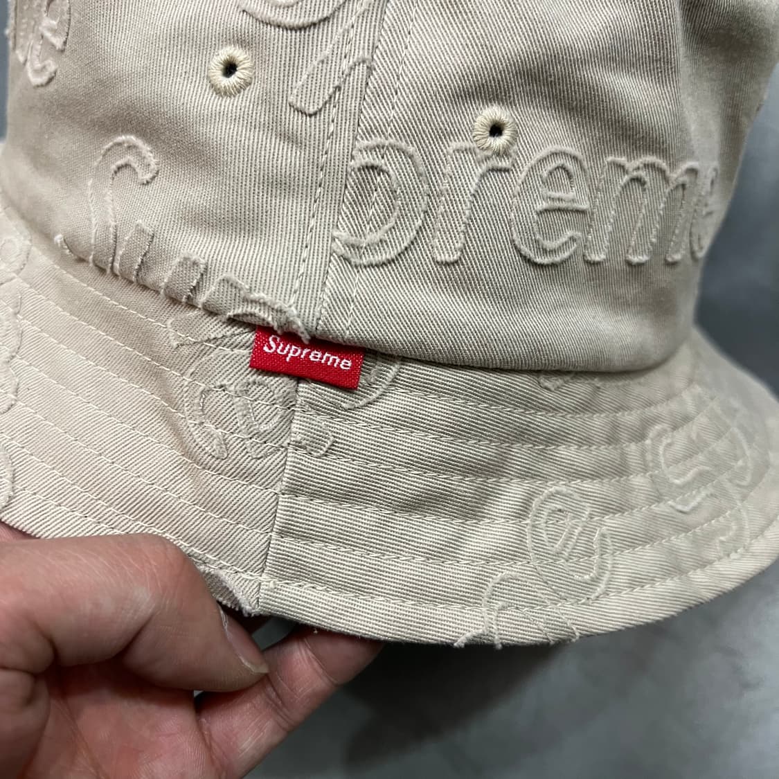  슈프림 레이저드 트윌 크러셔 버킷 햇 y14620 상품이미지5