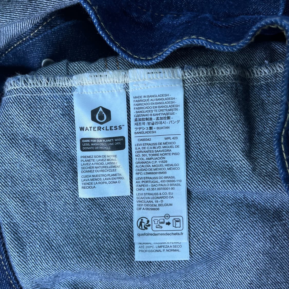 100 리바이스 타입투 타크 인디고 데님 청자켓 상품이미지6