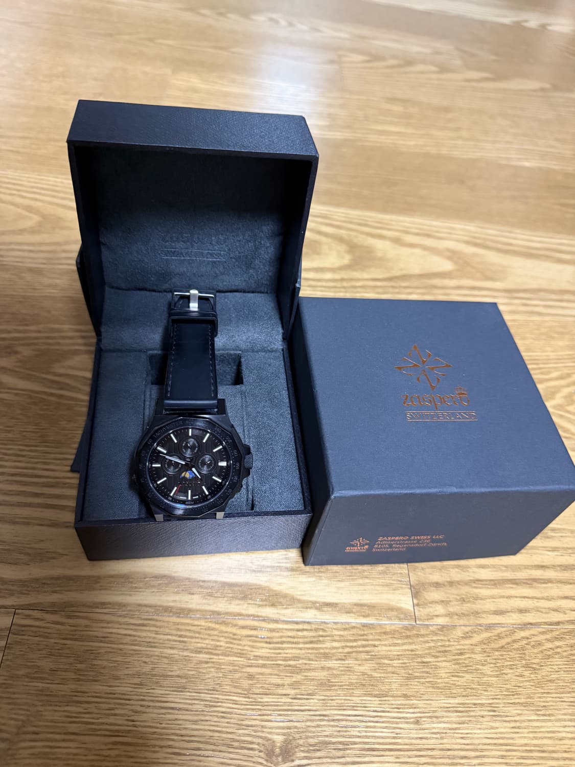 자스페로 올블랙 시계 상품이미지2