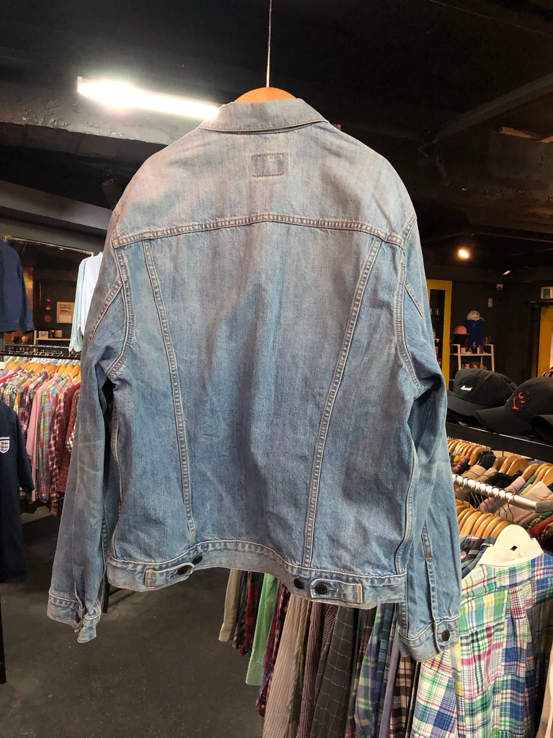 리바이스 00’s 70550 데님 트러거 청자켓 유럽판 상품이미지2