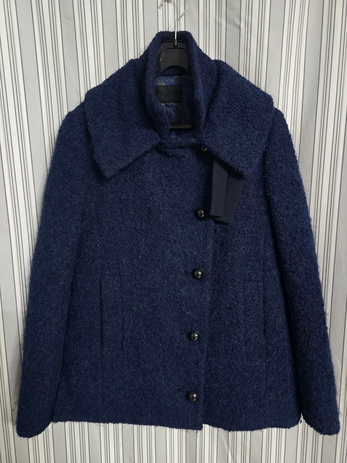 (82-94-160) [MINE] 마인 여성 울 알파카 하프코트 상품이미지2