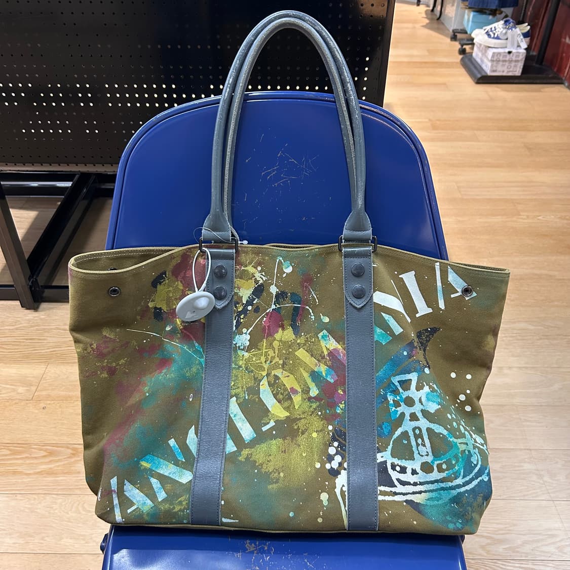 Vivienne Westwood Big Canvas Shopper Bag 상품이미지5